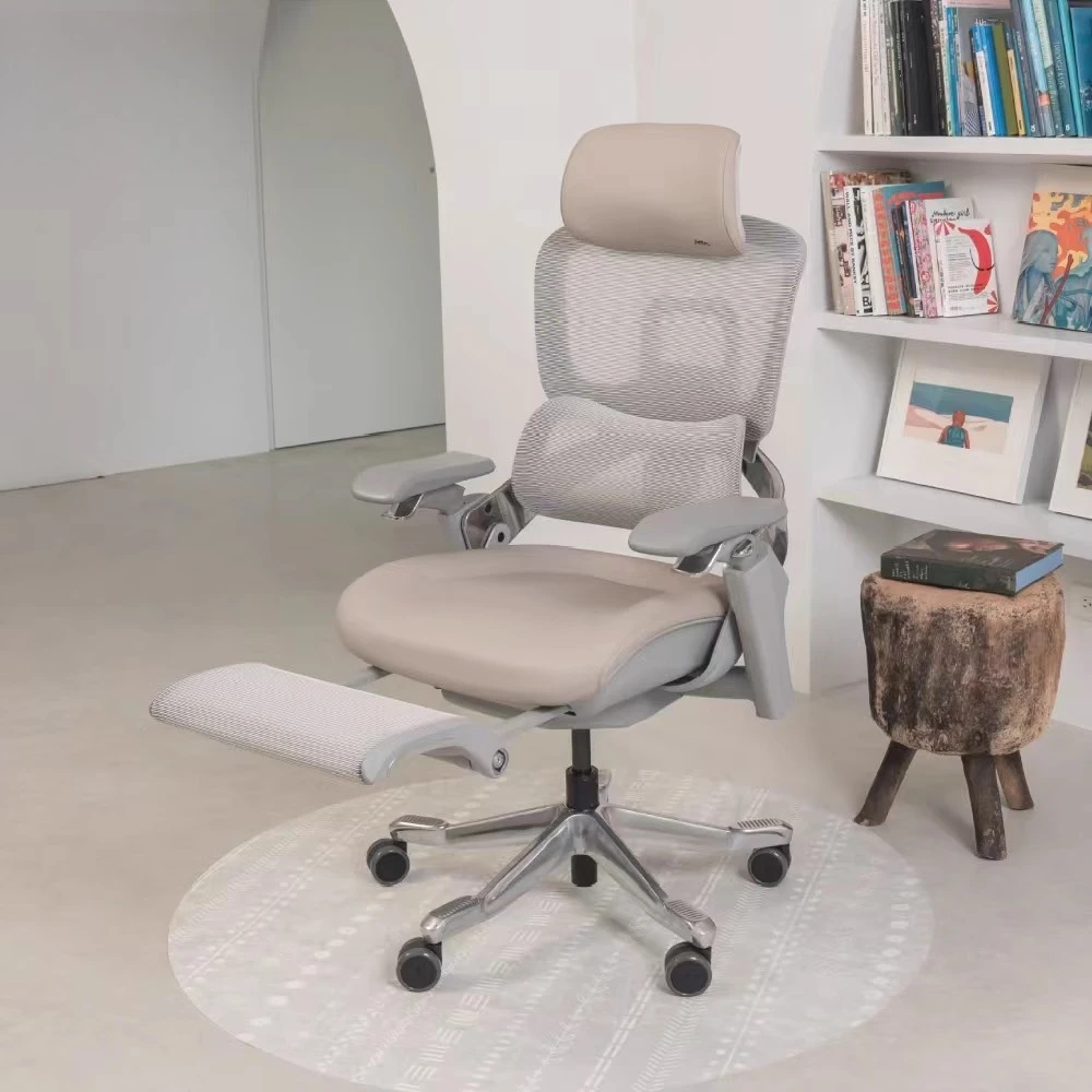

Wheels Cheap Office Chair Lazy Executive Girl Headrest Elastic Gaming Chair Breathability Solid Metal Muebles Home Furniture