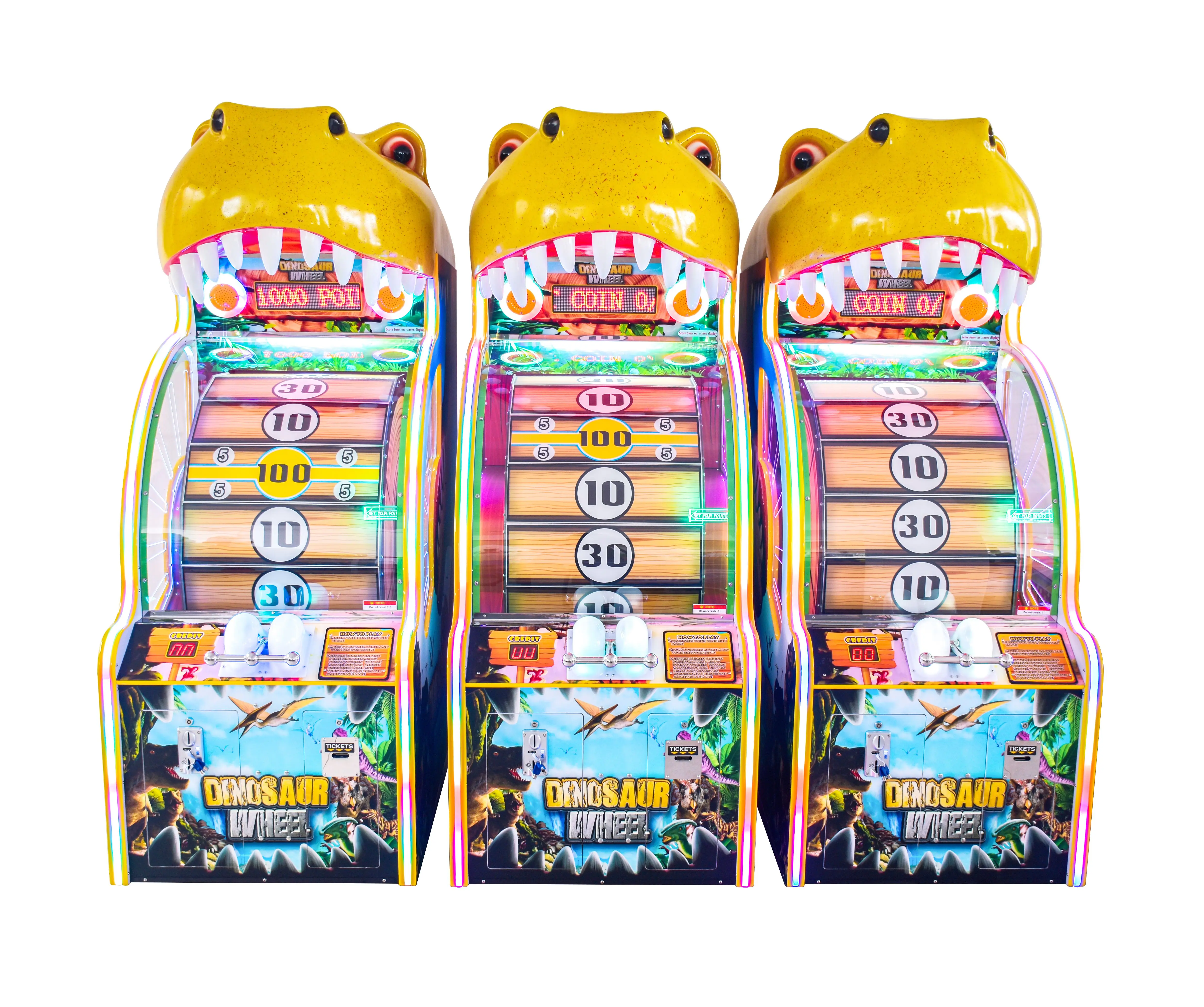 Redemption Ticket Arcade Indoor Amusement Machine Lucky Wheel Machine Dinosaur Wheel Machine