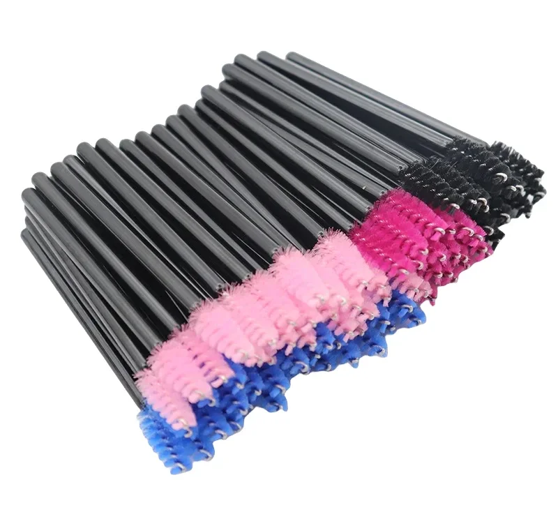 50 قطعة المتاح رمش مايكرو فرشاة الحاجب مشط عصا الماسكارا الصغيرة قضيب فرشاة صغيرة لاش تمديد لوازم أدوات ماكياج #2