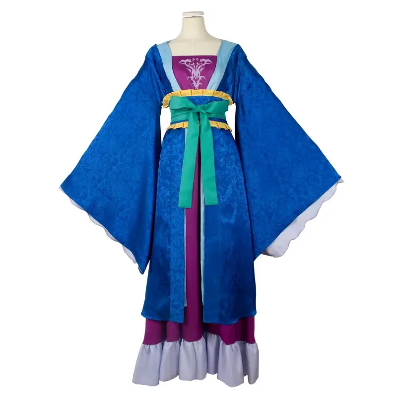 Anime The Apothecary Diaries Cosplay Costume Rifa Dress Fantasy Kimono Role Play Clothing Halloween Carnival Party Women Suits