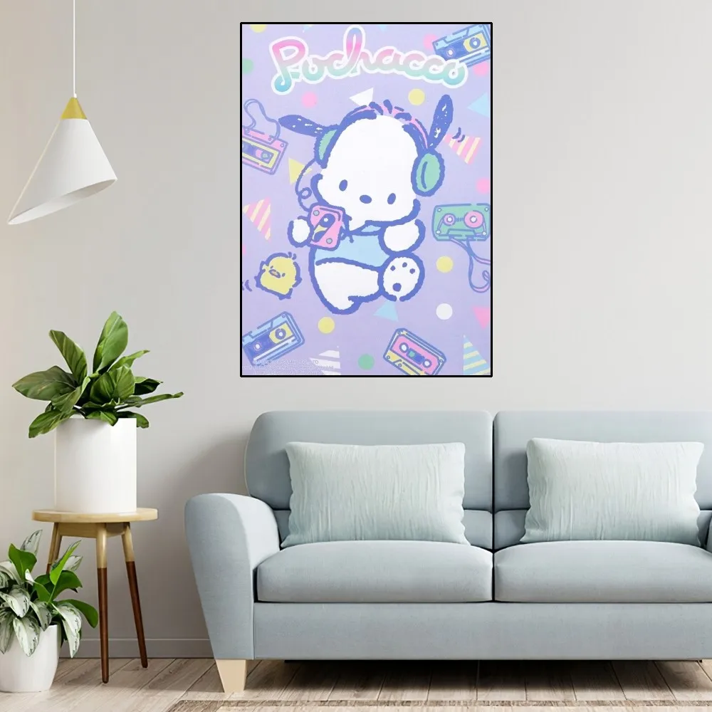 Pochacco Cute Poster Home Room Decor Aesthetic Art Wall Painting Stickers