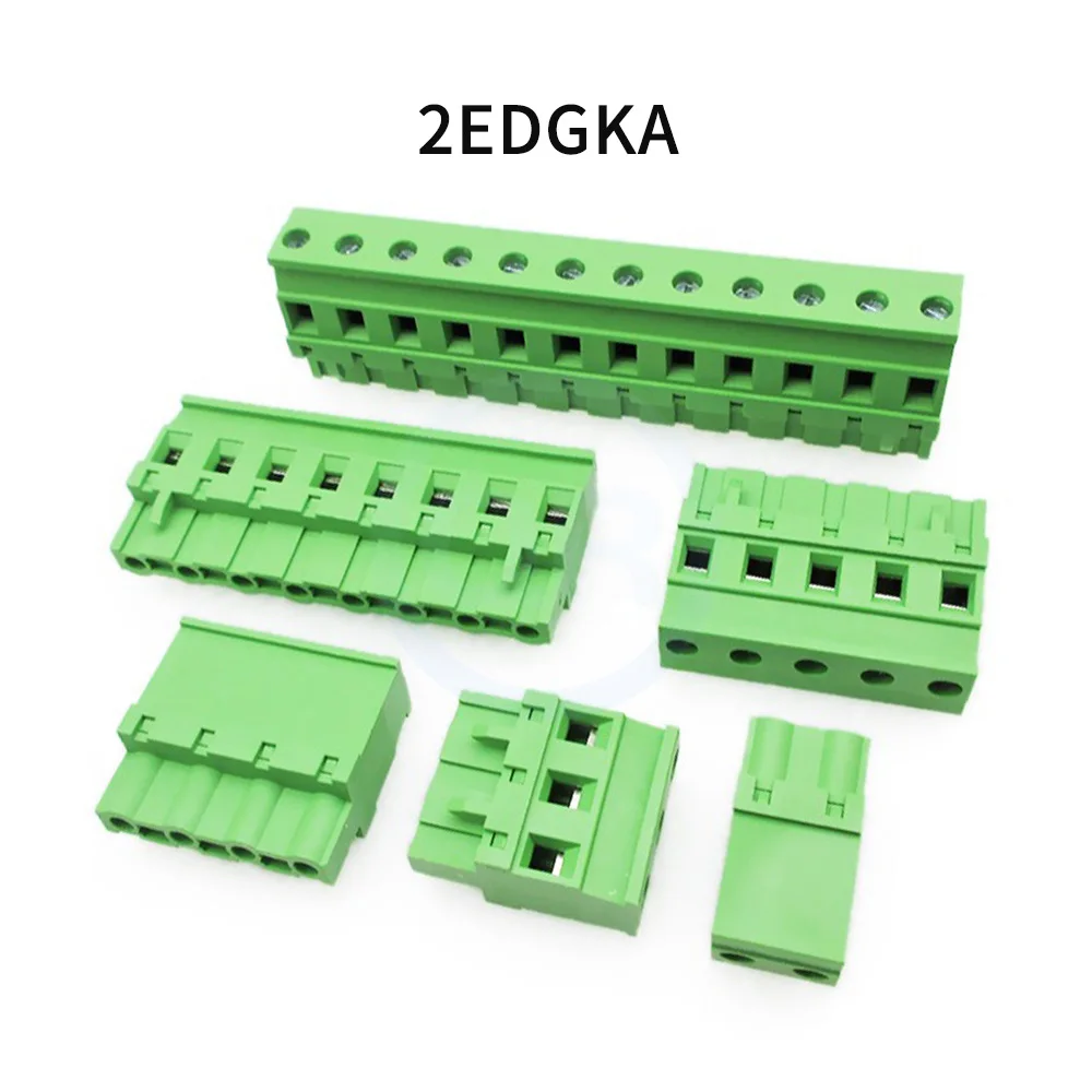 (10 pcs) KF 2EDGKA 2EDGKB 7.62mm VERTICAL STRAIGHT SIDE WIRING TERMINALS JM 15EDGKA / 15EDGKB -7.62 PLUG 2-16Pin