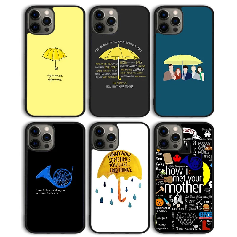 How I Met Your Mother Himym Handyhülle Rückseite für iPhone 16 15 SE2020 14 13 11 12 Pro Max Mini XS XR X PlusS Shell Coque