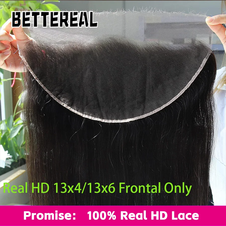 100% Human Hair Real HD Lace 5x5 6x6 2x6 HD Closure Invisible Melt Skins 13x4 13x6 HD Lace Frontal Only Pre Plucked Lace Closure