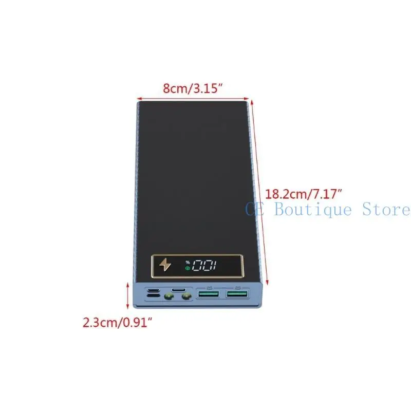 652f abnehmbare Batteriespeicherbox für 8x18650 Batterien Halter DIY -Plastikboxen – Detail 6