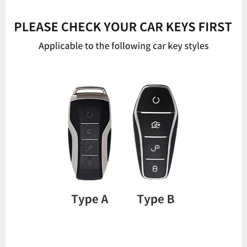 بو سيارة مفتاح القضية غطاء شل فوب ل BYD Atto 3 هان EV دولفين 4 أزرار سيارة مفتاح بعيد قذيفة حامي فوب المفاتيح اكسسوارات