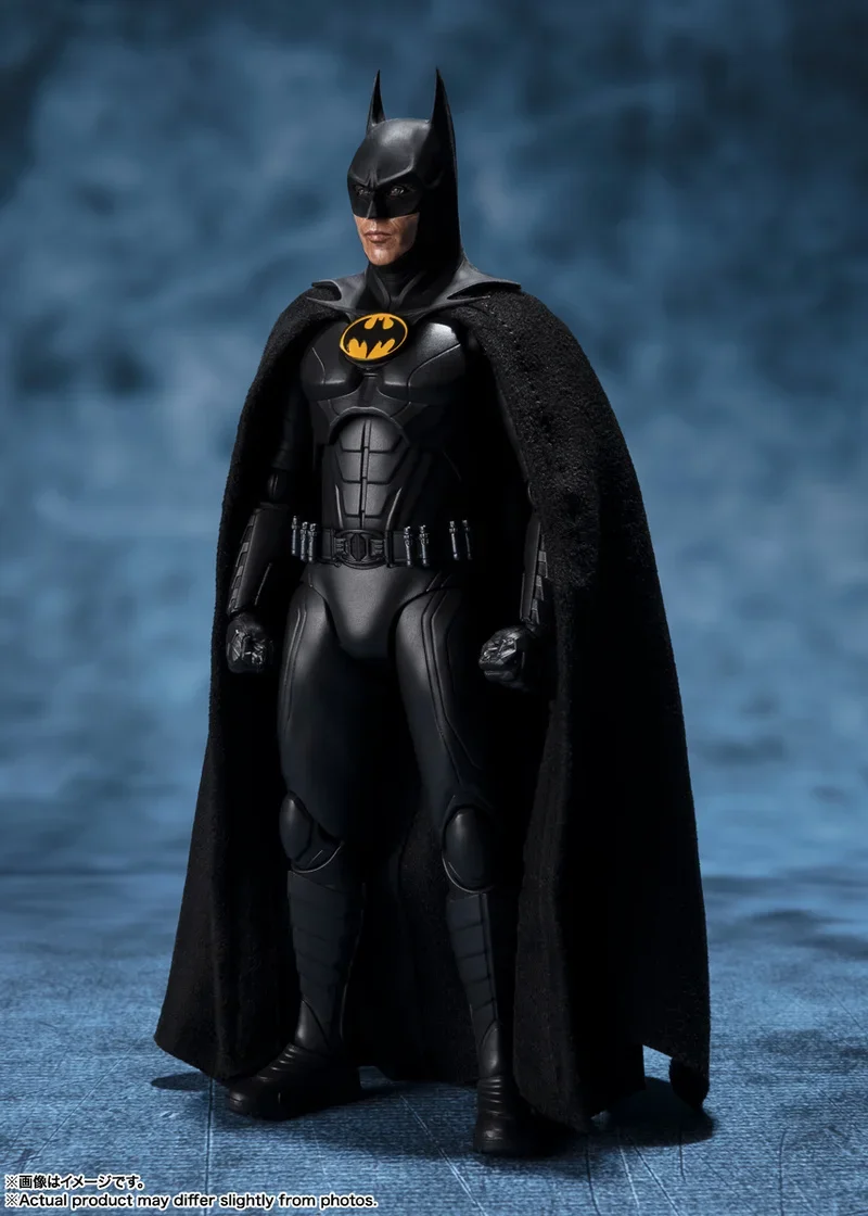 Original Bandai Shfiguarts The Flash (2023) Michael Keaton Batman Bruce Wayne Anime Figure Shf Action Figurine  Adult Toys Gift