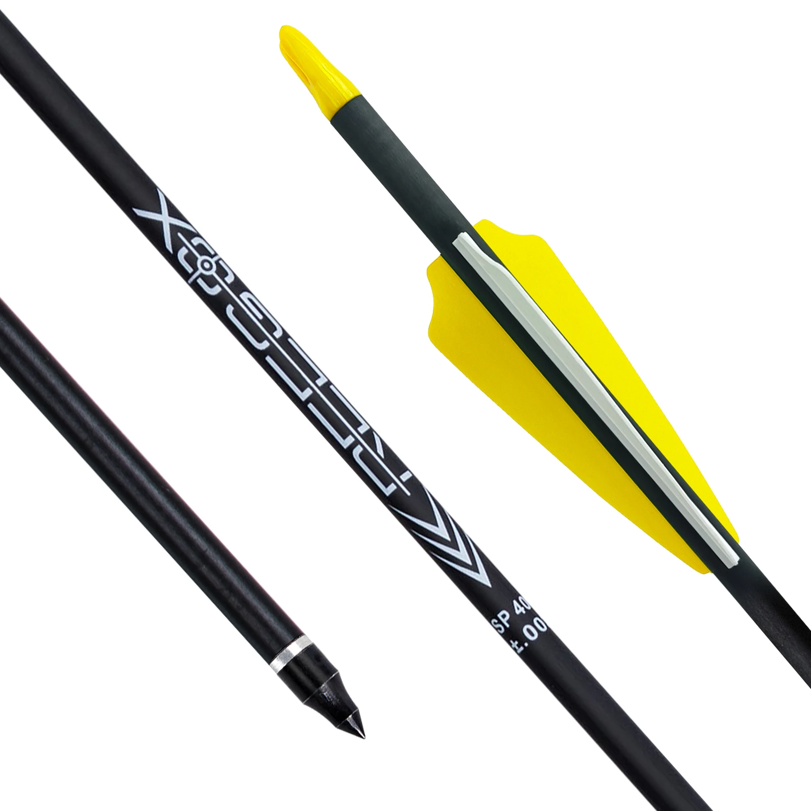 12 sztuk ID6.2mm 31 "SP250/300/400/500/600 strzałka łucznicza wał z włókna węglowego akcesoria myśliwskie
