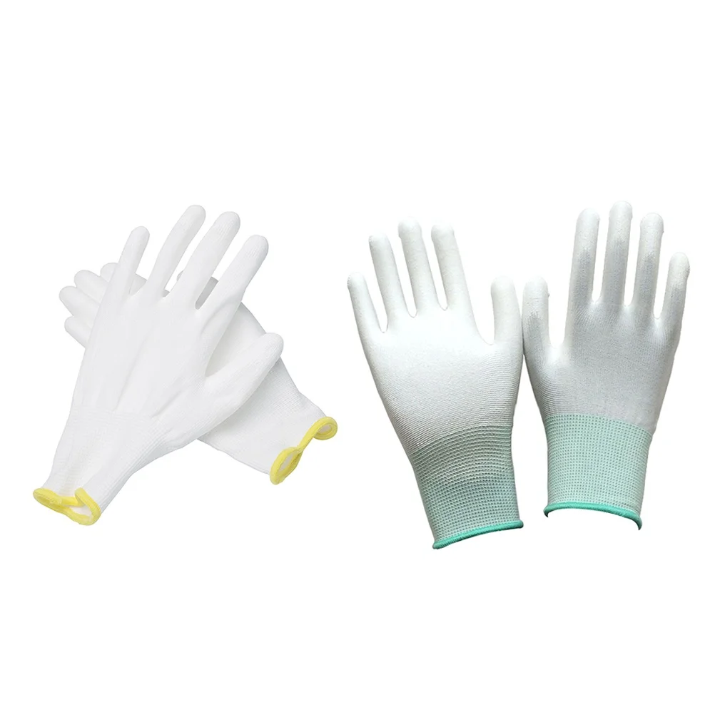 

6 Pairs Lightweight Pu Coated Gardening Breathable Flexible Protection Gloves Anti-Dust Work Gloves For Planting Weeding Window