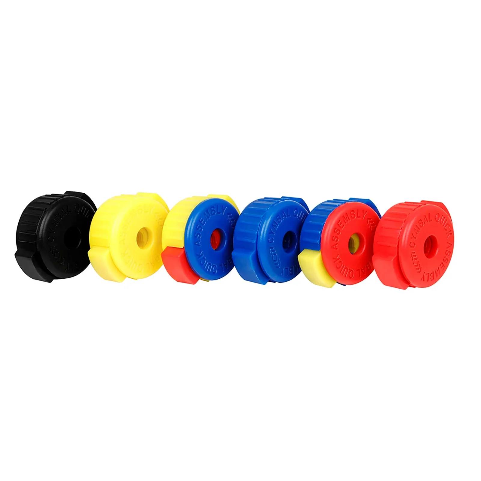 SLADE 5 Pcs Drum Cymbal Knobs Disassembly Knob Push Button Colorful Professional Portable Percussion Instruments Accessories