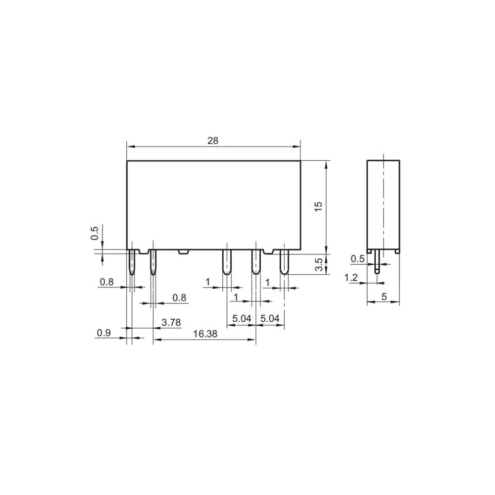 HF 100%-NEW 10PCS HF41F-24-ZS HF41F-12-ZS HF41F-5-ZS HF41F 60-ZS 6A 1CO 5V 12V 24V 60VDC Wafer relay original