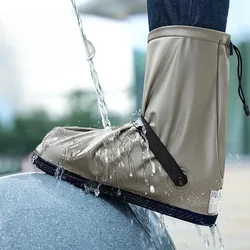 Covers Light Weight Galoshes Man Shoes Waterproof Resistant Rainy Day Rain Boots for Men Plastic Fashion Mud Teenagers Fishing