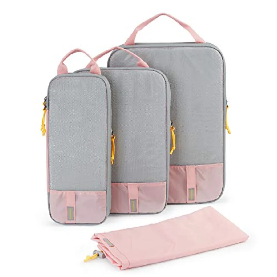 

Наборы компрессионных упаковочных кубов для путешествий (6/4/2 шт.) – легкие органайзеры для багажа в различных цветах, прочные, экономящие место