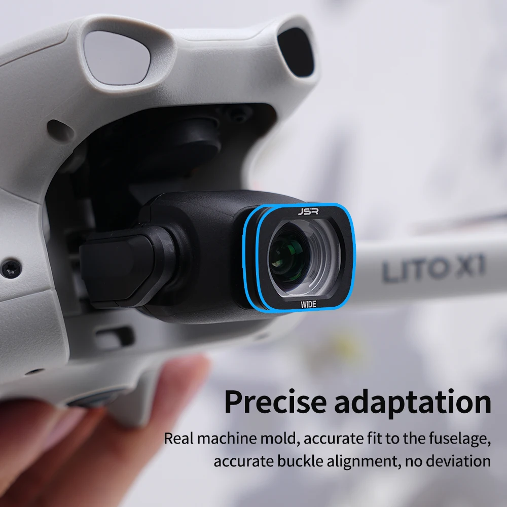 Suitable for DJI Lito X1/flip wide-angle lens filters, high-definition distortion free extended viewing angle lens accessories