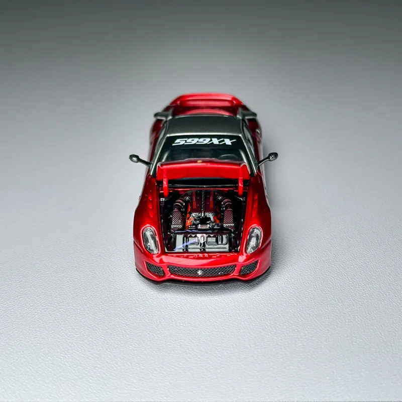 Nuevo en Stock Rm Rhino 1:64 caballo saltando 599xx cubierta de motor abierto aleación Diecast 599xx adornos juguetes personalizados niños regalo de Navidad