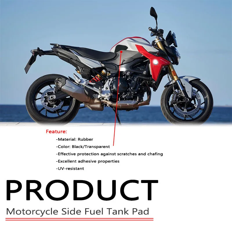 F900R side fuel tank pad Tank Pads Protector Stickers Decal Gas Knee Grip Traction Pad Side Sticker For BMW F 900 R 2020-2023