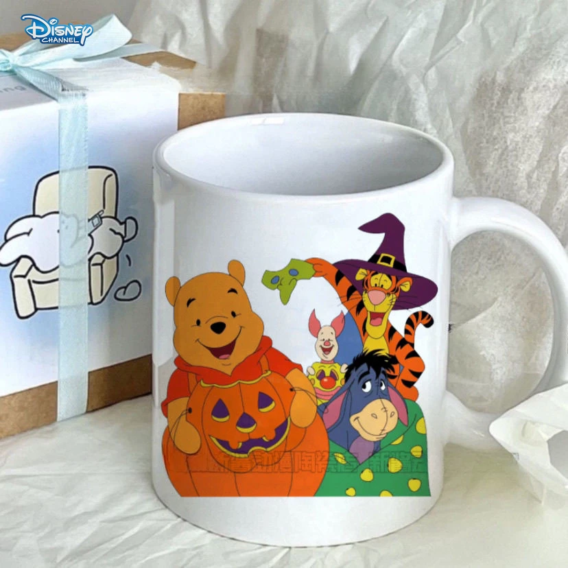 

Disney Winnie the Pooh Mug ceramic mug home cartoon ceramic mug office coffee cup Winnie the Pooh couple pair of cups