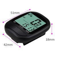 Waterproof Bike Speedometer Waterproof Wireless Bicycle Speedometer with Lcd Display for Easy Installation Battery for Cyclists