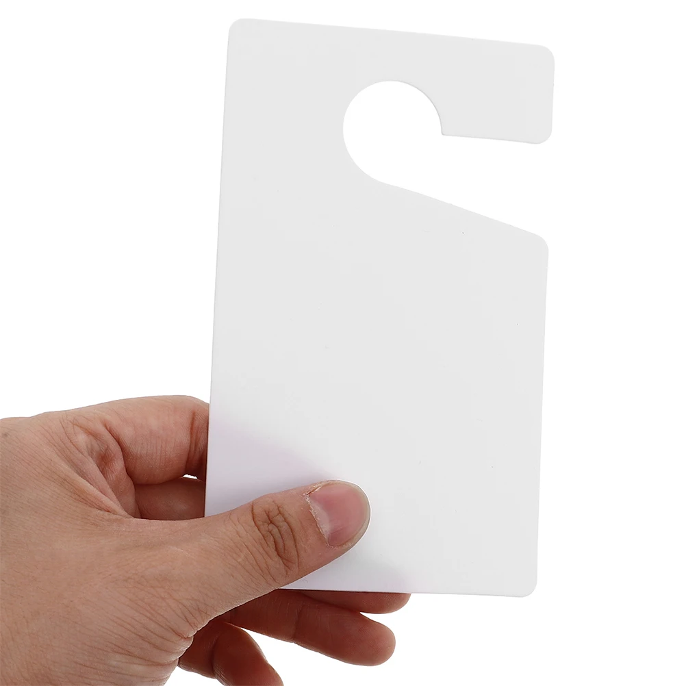 

15pcs Parking Sign Blank PVC Tags for Car Rearview Mirror Hang Weatherresistant Multipurpose Writable Parking Permit Sign Tag