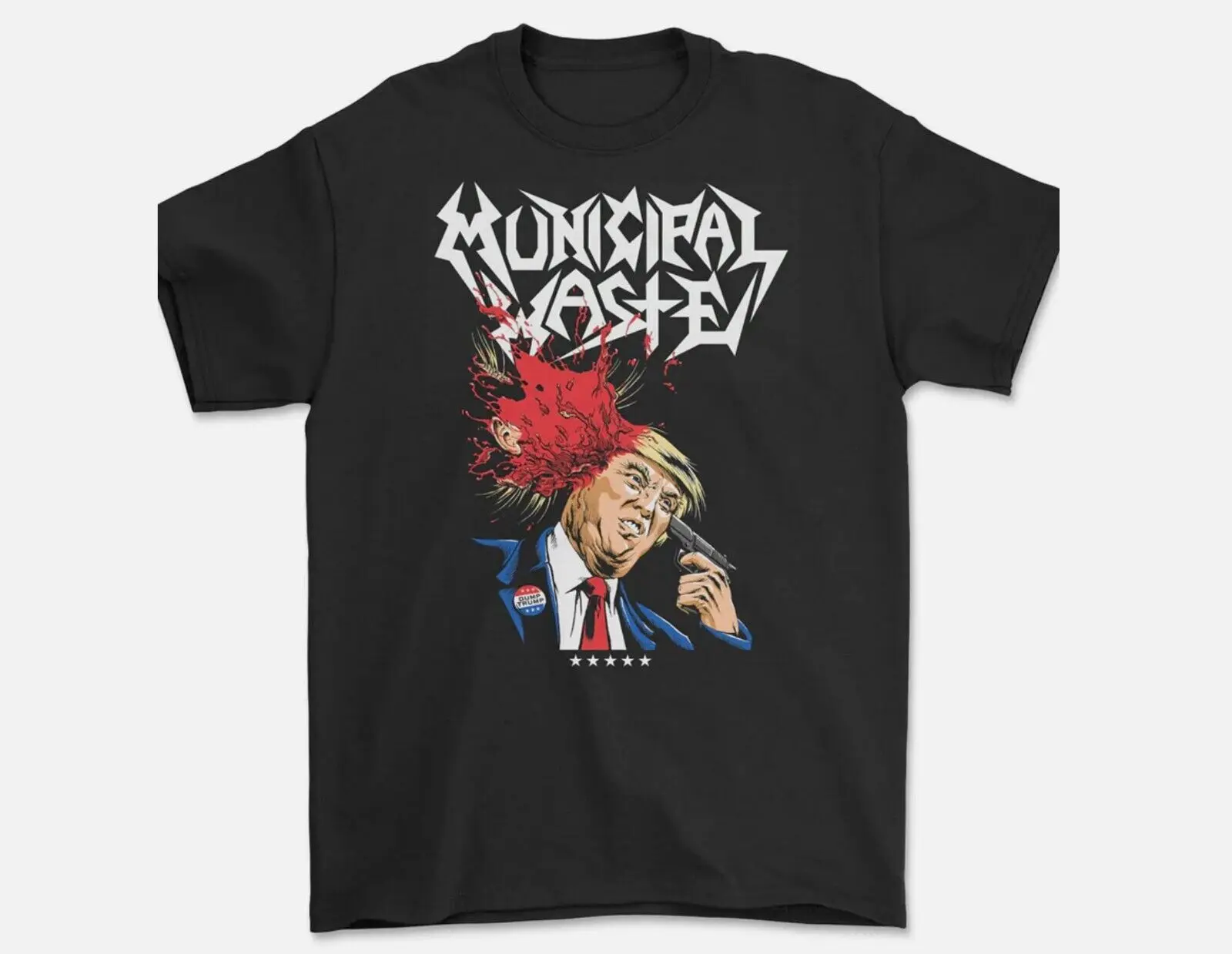 Municipal Waste band Walls of Death black T shirt Cotton All sizes