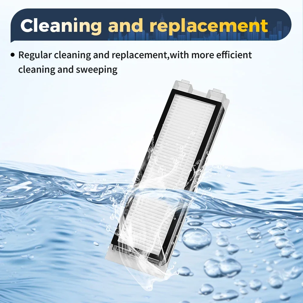 استبدال فلتر Hepa لـ Roborock P10/ Roborock Q Revo قطع غيار المكنسة الكهربائية روبوت فراغ فلتر HEPA الملحقات