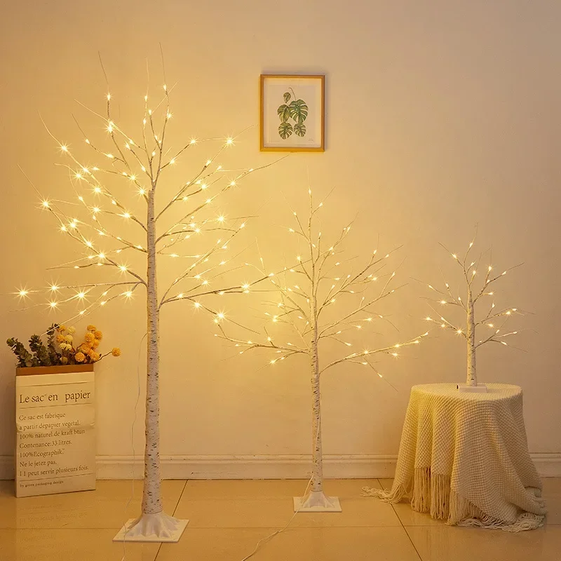 Christmas Tree LED New Year Xmas Party DIY Decorations Decorative Lights Festivals Indoor Event Scene Atmosphere Glow Trees Gift