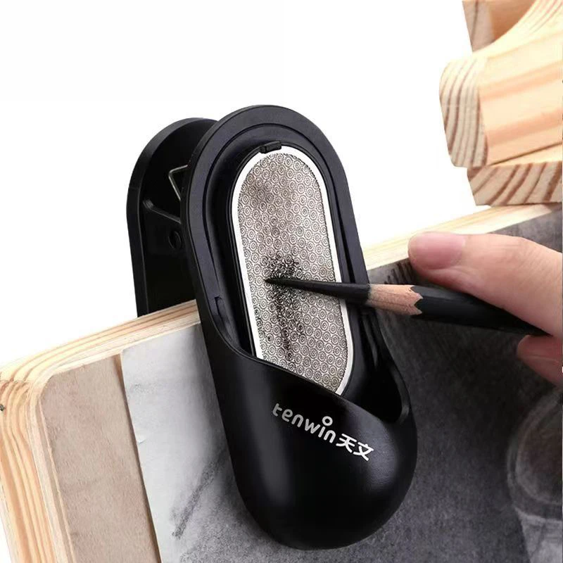 Multifunction Pencil Lead Grinder with Painting Clip Holder Art Supplies for Artists Students School Supplies Pencil Sharpeners