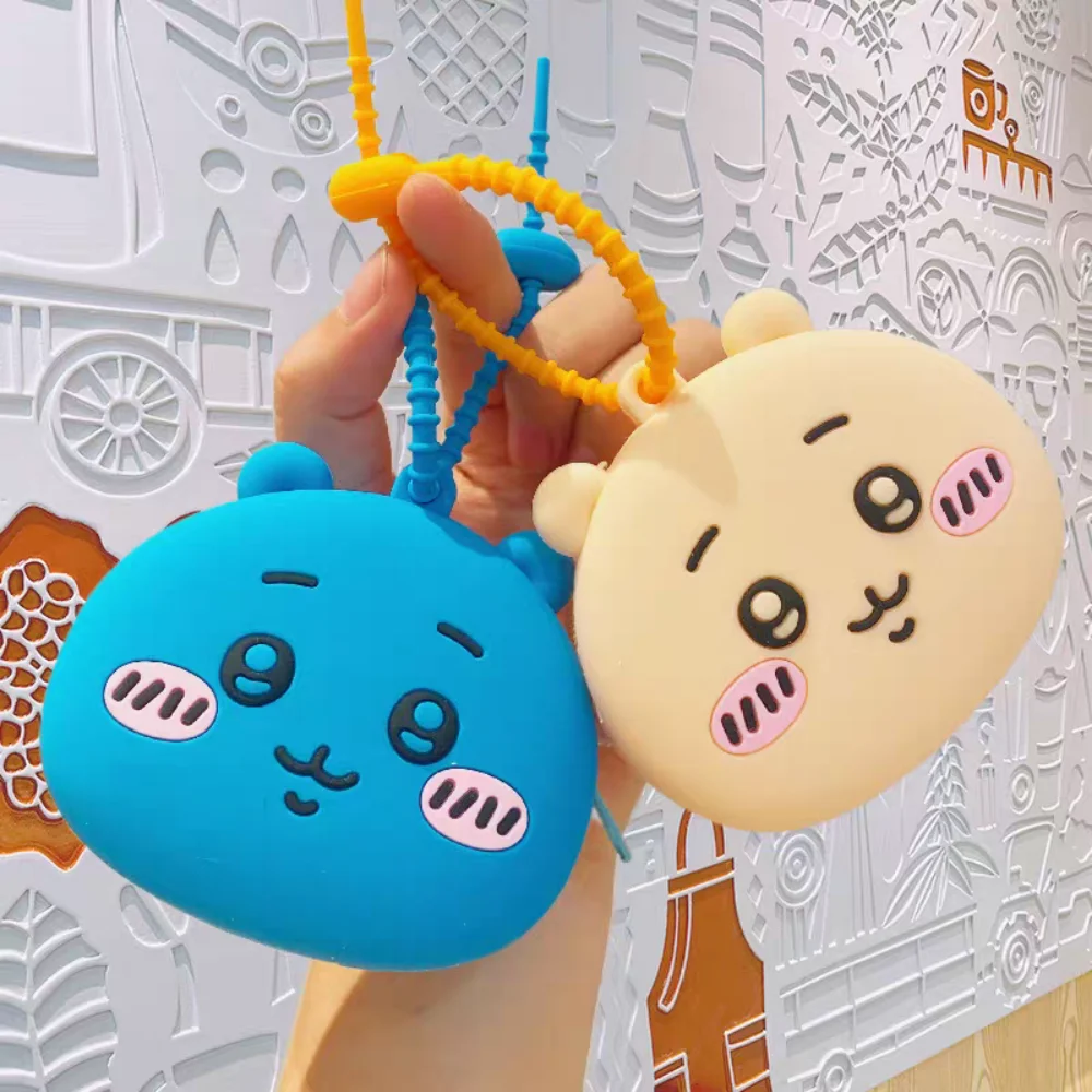 

Kawaii Chiikawa Usagi кошелек портмоне мультфильм Hachiware наушники сумка для хранения помады аксессуары для рюкзака подарок на день рождения для девочек