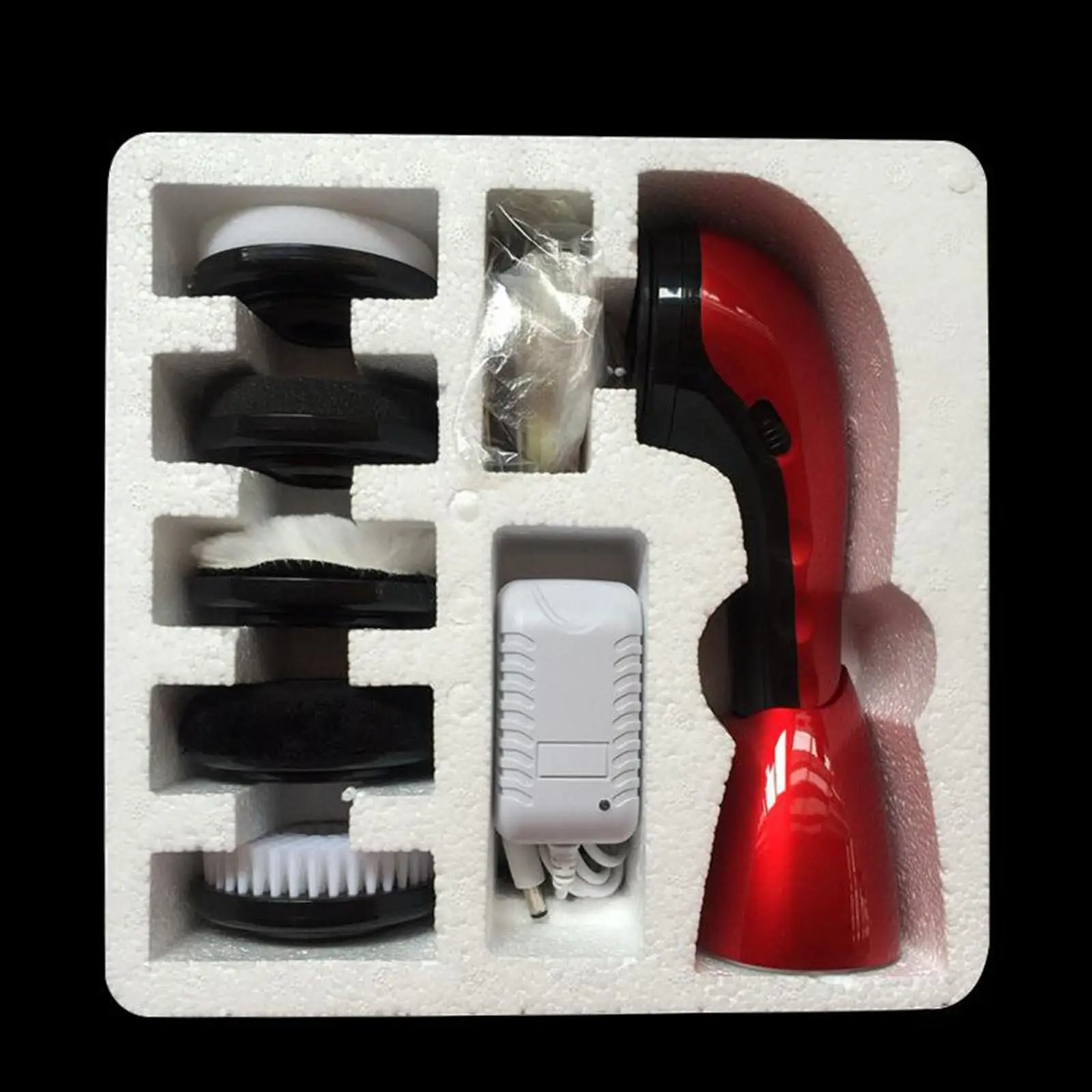 

Shoe Shine Kit Electric Polisher Cleaning Brush Footwear Care Restoration Tools for Leather Shoes Sofa Bag