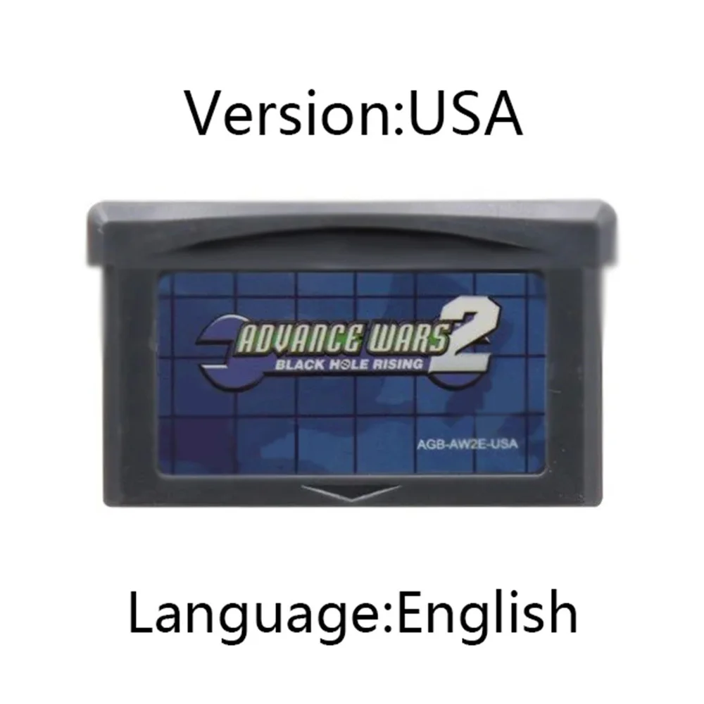 32 Bit Cartridge Video Game Console Card Advance Black Hole Rising Game Card