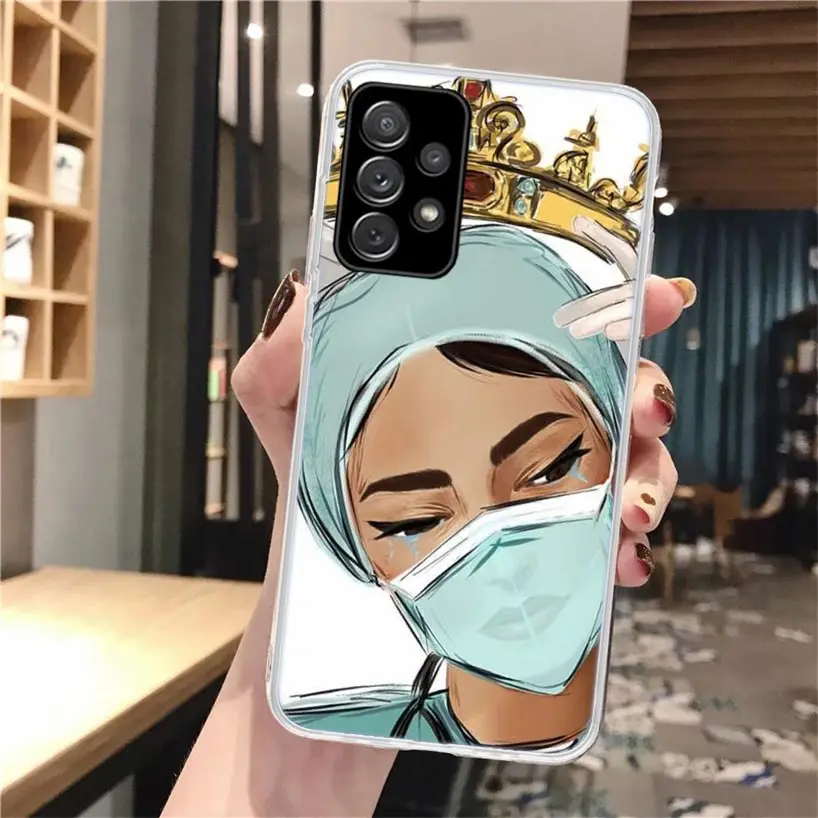 Medicine Nurse Doctor Soft Phone Case For Samsung Galaxy A16 A26 A36 A56 A15 A14 A13 A55 A54 A53 A35 A34 A33 A25 A24 A23 A05S A0