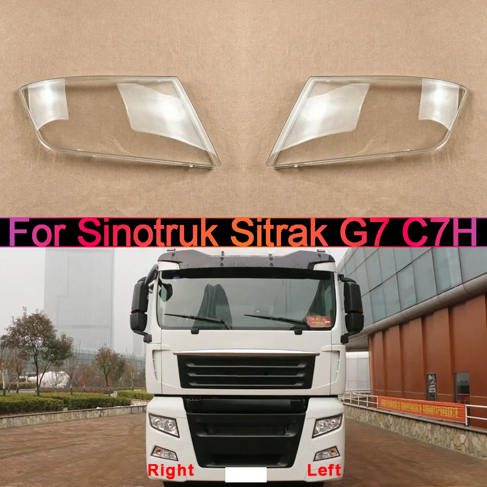 

For Sinotruk Sitrak G7 C7H Headlight Housing Shell Lamp Shade Lens Transparent Headlamp Cover Plexiglass Auto Replacement Parts