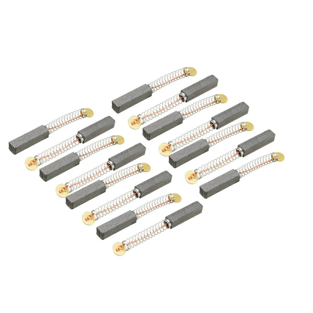 Drill Electric Motor Carbon Brush Carbon Brush Replacement Parts Power Tools For Circular Saws Hammer Vacuum Cleaners Blowers