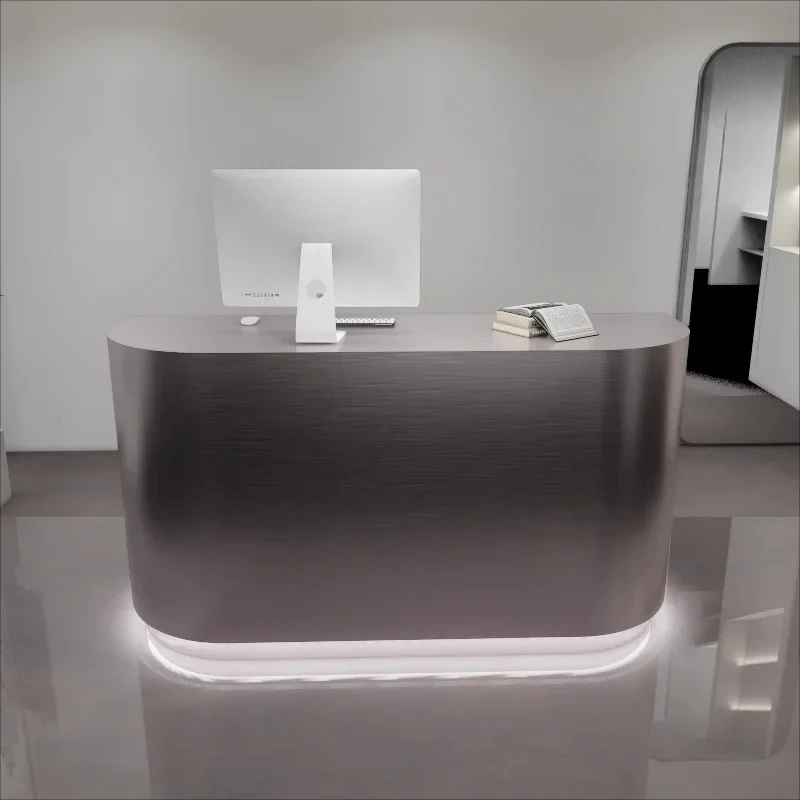AA Stainless Steel Clothing Store Reception Front Desk Store Small Beauty Salon Checkout Page