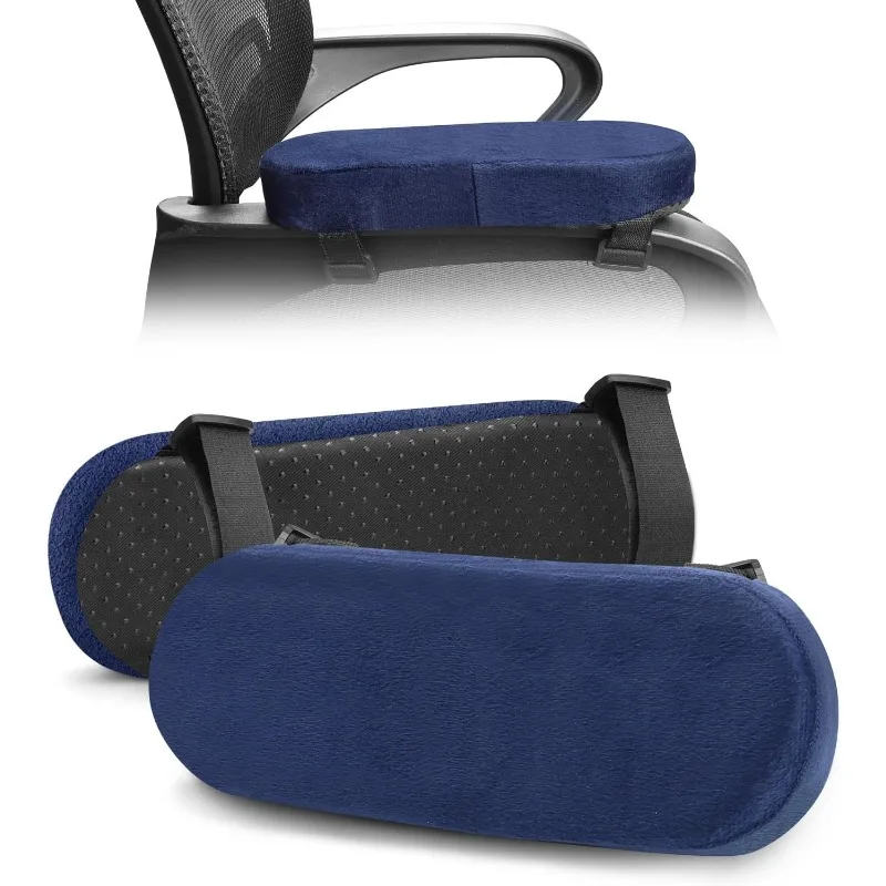 

For Home Office Gaming Chair 1/2PCS Soft Armrest Cushion PP Sponge Foam Armrest Covers Elbow Pad Removable Washable Universal