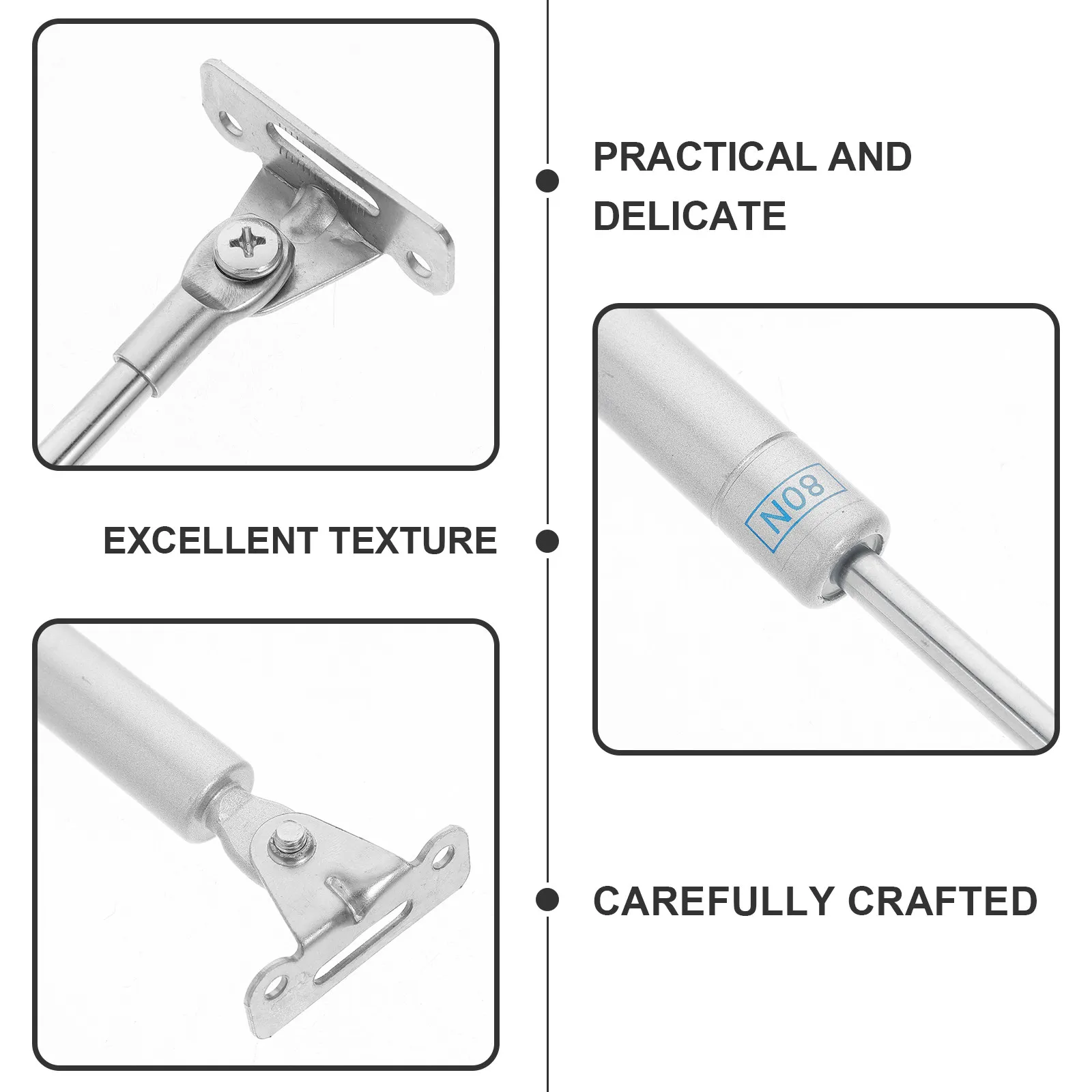 Hydraulic Support Rod Gas Strut Pneumatic Lift Cabinet Door Prop Adjustable Telescopic Smooth Buffering Easy Installation