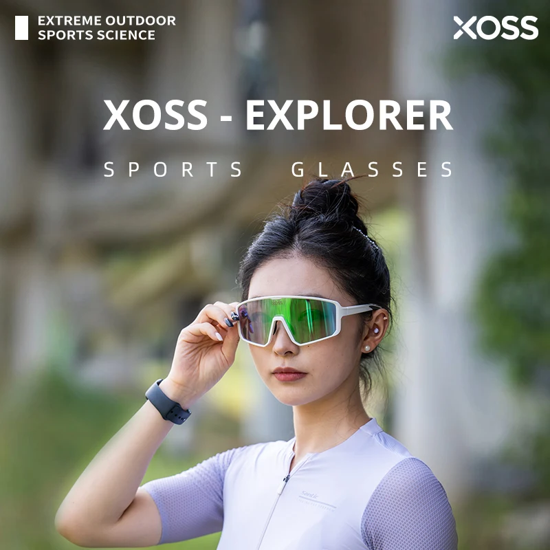 XOSS Polarized Sunglasses UV400 Cycling Glasses for MTB Women Man's Glasses with Myopia Frame Outdoor Sports Bicycle Accessories