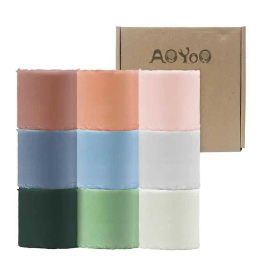 9 Rolls Chiffon Rib…