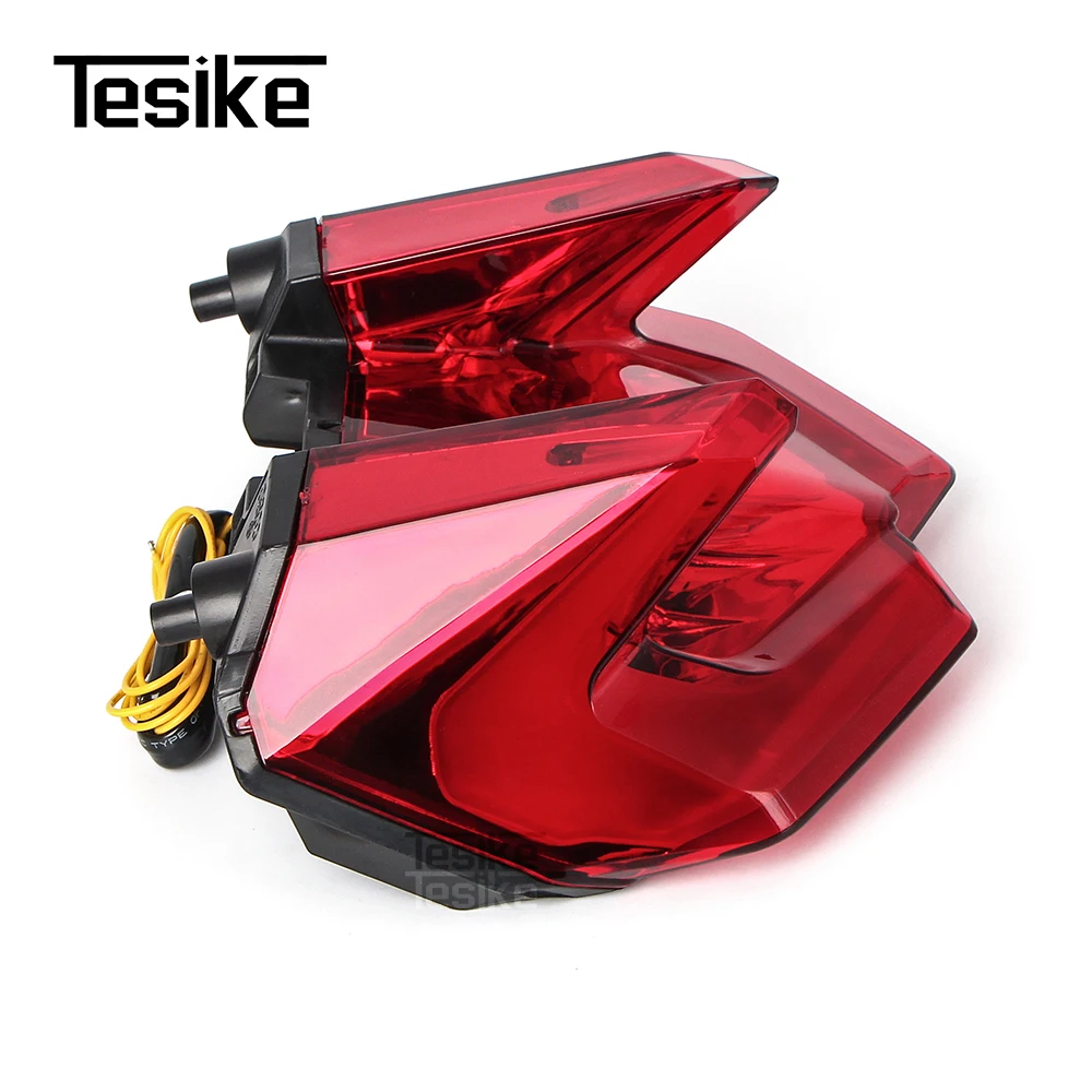 Integrated LED Taillight with Turn Signal for Ducati Multistrada V2 950 1200 1260 Clear/Red/Smoke Lens Brake Running Light Combo