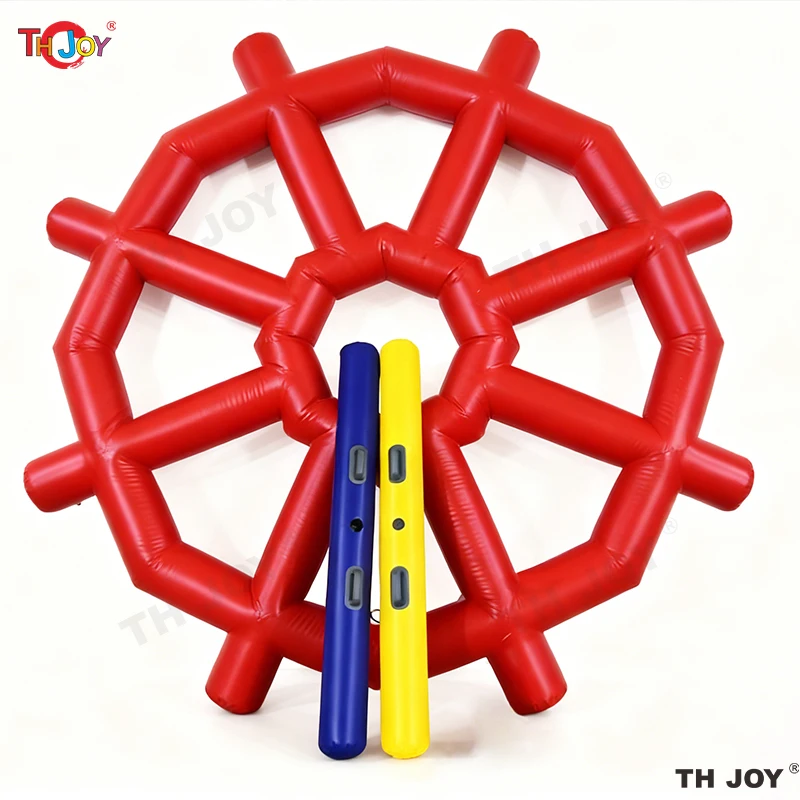 4m diamter Inflatable Steering Wheel Beach Gladiator Joust Boxing Game