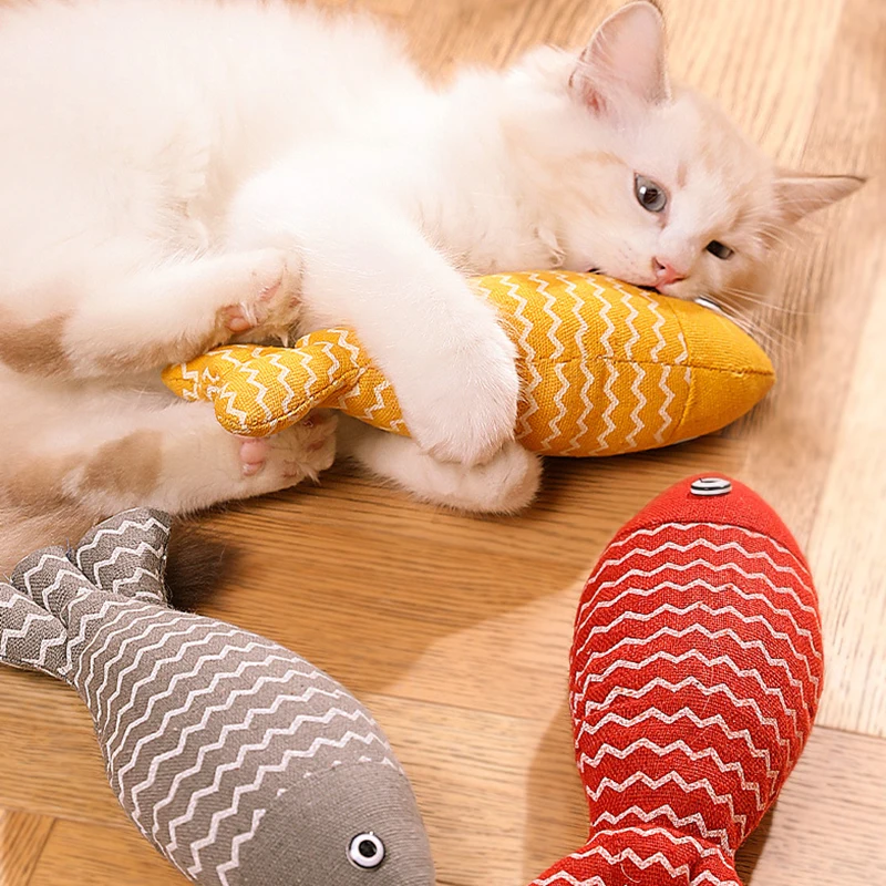 Katze Fisch Spielzeug Katze Scratcher Katzenminze Spielzeug Interaktive Simulation Fisch Katze Mint Zappeln Spielzeug Gefüllte Spielen Spielzeug Für Katze Kätzchen