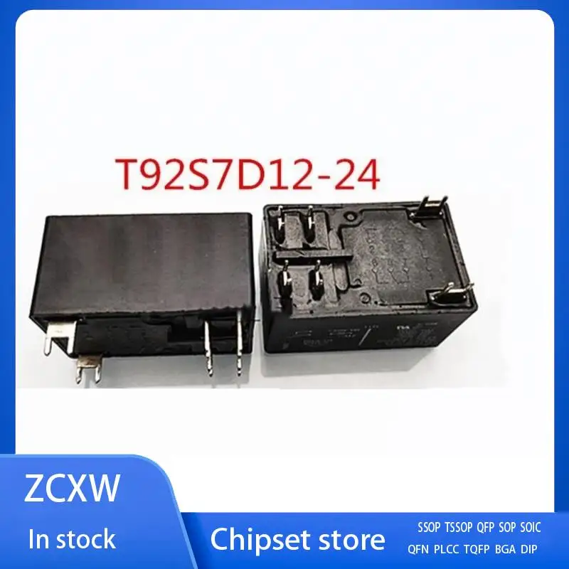 2Pcs/Lot   New   T92S7D12-24  T92S7D12  24V  30A 6pin 
