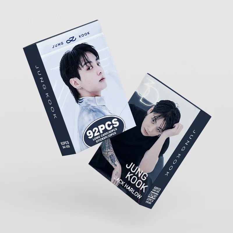 92피스 JUNGKOOK 골든 홀로그램 세트 완성 – HD 앨범 카드 컬렉터스 에디션