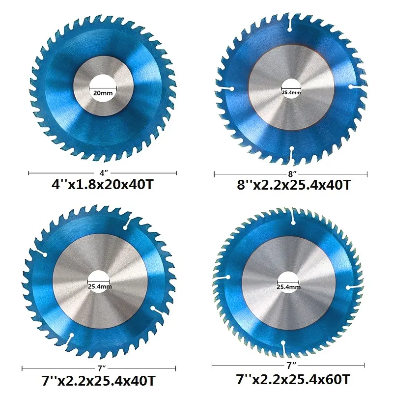 XCANใบเลื่อยวงเดือน 1Pc 4/6/7/8 นิ้วNano Blueเคลือบคาร์ไบด์Tipped TCT Saw Bladeไม้ตัดแผ่น