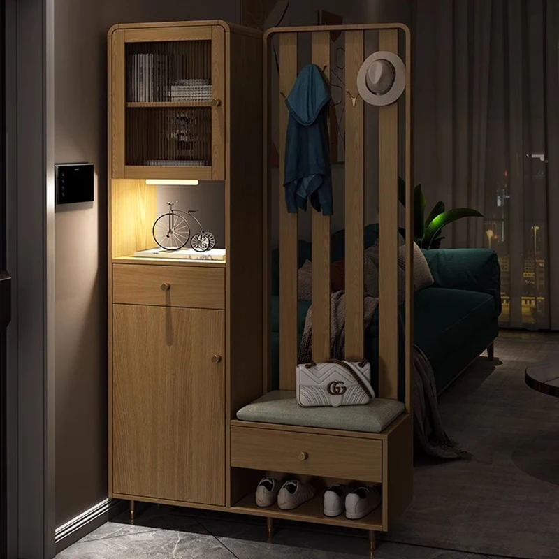 Floor Standing Place Saving Clothes Rack Detachable Wood Storage Shelves Clothes Rack Display Hanger Ropero Home Accessories