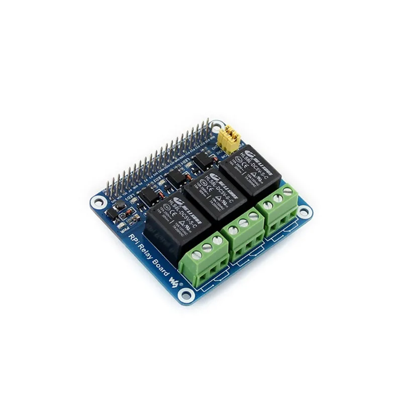 Triac HAT for Raspberry Pi Integrated MCU UART / I2C Raspberry Pi Expansion Board Power Relay 8-Ch Relays 2-CH