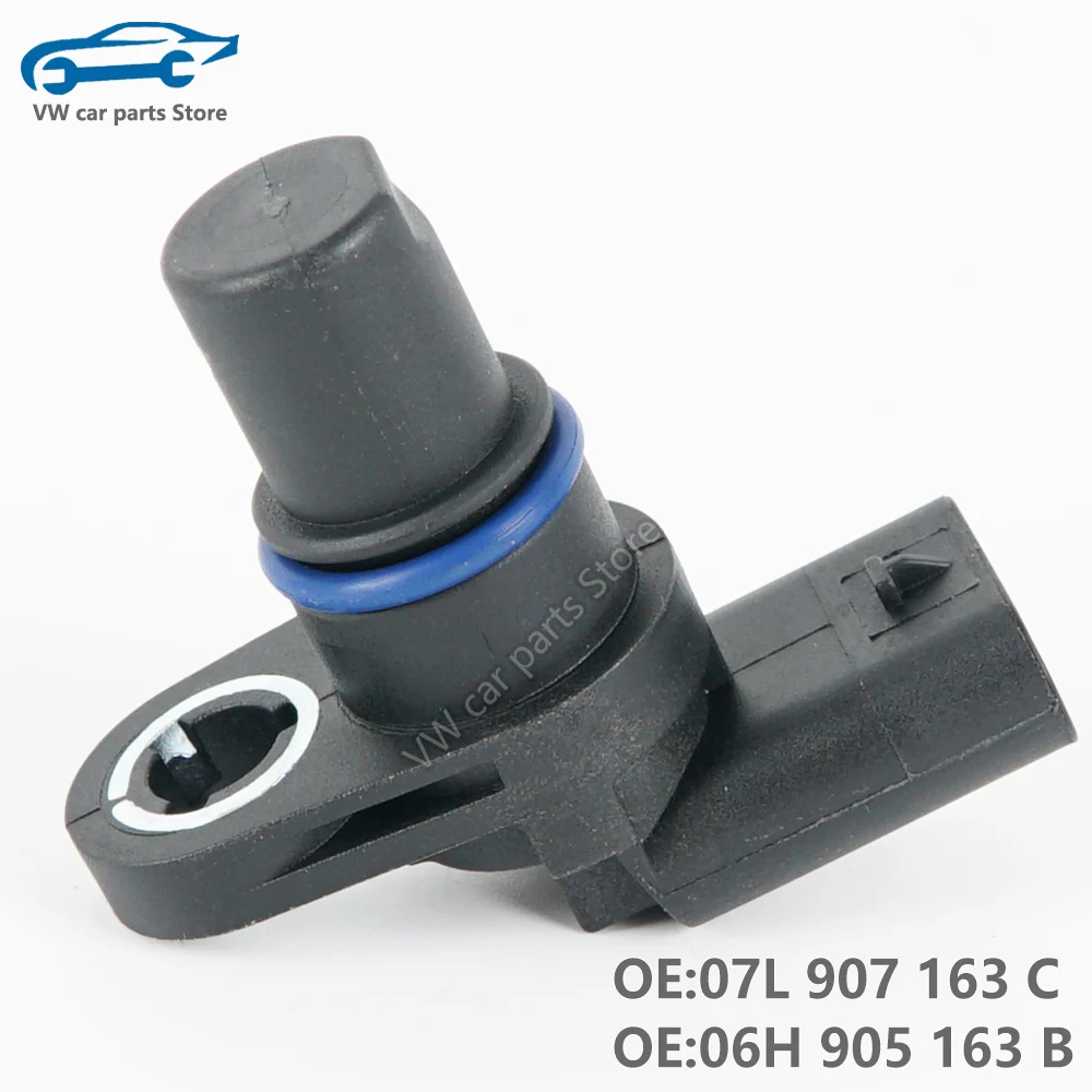 Sensor de posición del árbol de levas del motor 07L905163C, 3 pines, para Audi A4L, A6L, A5, A7, Q3, VW, Golf GT, Passat, CC, Yeti, Sciricco, Sharan