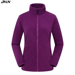 JNLN Women’s Polar Fleece Jackets Winter Windproof Thermal Soft Shell Jacket Outdoor Hiking Camping Skiing Climbing Warm Coat