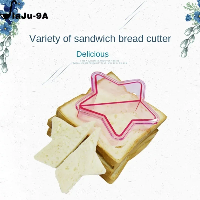 Panini cutter Maker Food Cutting pane stampo in plastica per la cottura regalo per bambini bambini Lunch cutter Sealer accessori da cucina