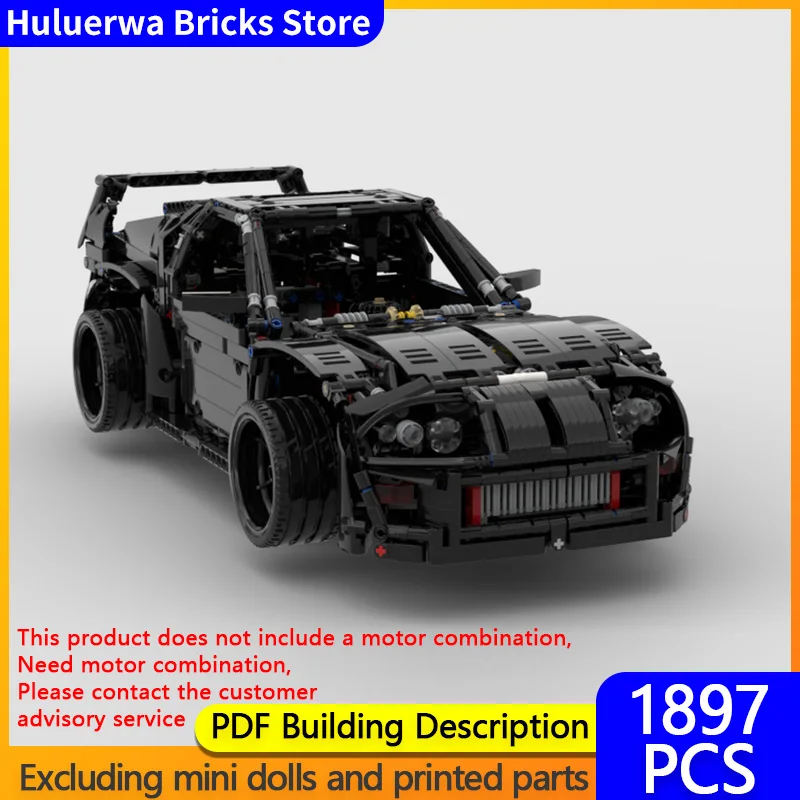 

Speed Racing Car Model MOC Building Bricks Supra Mk4 Hypercar Modular Technology Gifts Holiday Assemble Children Toys Suit